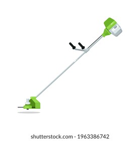 Hand Lawn Mover Isolated On White Background