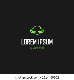 Hand Leaf Muscle Nature Abstract Creative Environment Business Logo