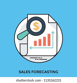 
A hand lense researching and analysing through a chart with bar graph exemplifying sales forecasting

