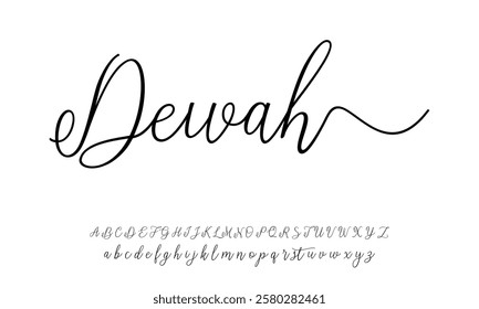 Hand lettering and custom typography for your designs, logo, poster, card. Vector typeface