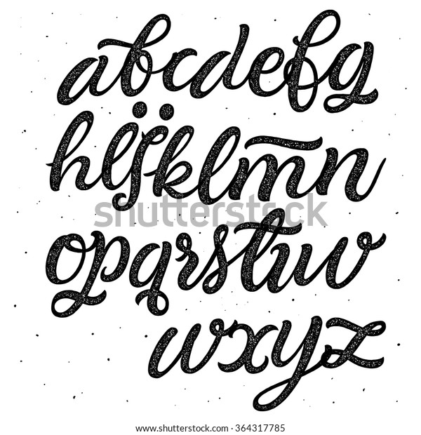 Hand Lettering Custom Typography Your Designs Stock Vector (Royalty ...