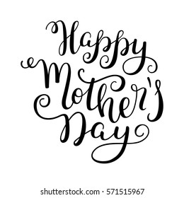 Hand lettering Happy Mother's Day