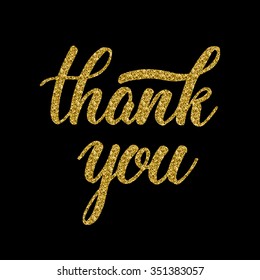 4,327 Thank You Gold Black Images, Stock Photos & Vectors | Shutterstock