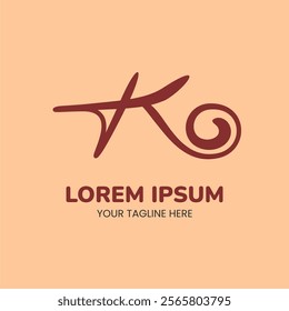Hand Lettering A Letter Logotype