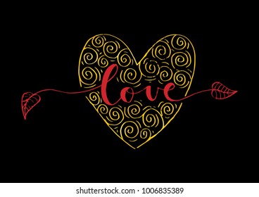 Hand Lettering LOVE