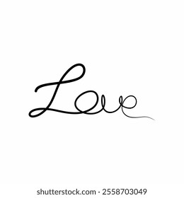 hand lettering love, cursive love font hand drawn