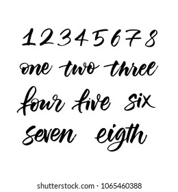 HAND LETTERING NUMBERS