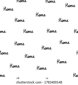 hand lettering pattern . stay at home. motivation.