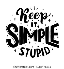 keep it simple stupid quote