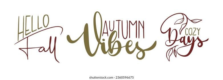 Grabación manual de la mano para otoño, otoño, tiempo de cosecha. Caligrafía de agradecimiento o deseos de otoño para tarjetas de felicitación de vacaciones, banner, afiche, web, medios sociales, patrón y antecedentes. 