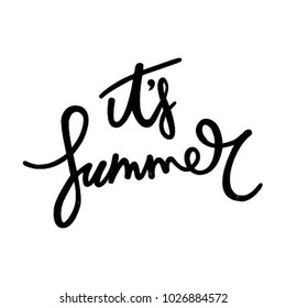 HAND LETTERING IT'S SUMMER