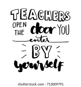 4,817 Teacher quotes calligraphy Images, Stock Photos & Vectors ...