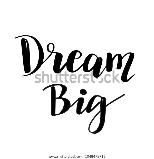 Hand Lettering Typography Poster Motivational Quote Stock Vector Royalty Free 1048475713 