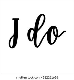 Hand lettering typography text