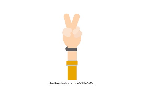 hand lift white background