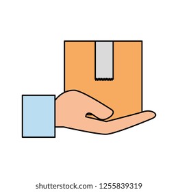 hand lifting box carton delivery service