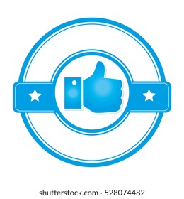 hand like approved seal
