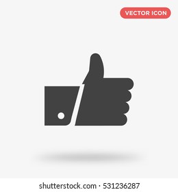 Hand like icon illustration isolated vector sign symbol