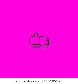 hand like icon sign signifier vector