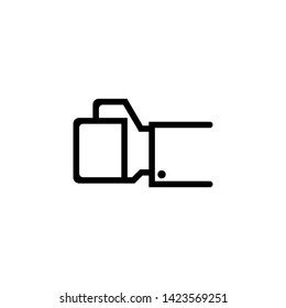 Hand like icon. Social media sign