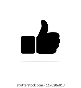 Hand Like icon. Vector concept illustration for design.