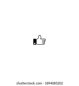 hand like icon vector sign symbol