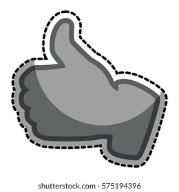hand like isolated icon