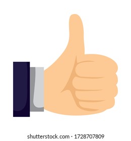 hand like symbol isolated icon vector illustration design