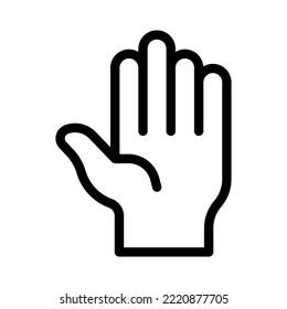 gráfico vectorial de icono de línea de mano