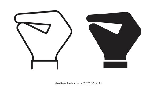 Icono de Lagarto de mano en estilo doodle y stroke.