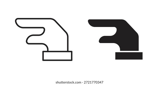 Icono del lagarto de la mano para su diseño del Sitio web, logotipo, App, interfaz de usuario. EPS10