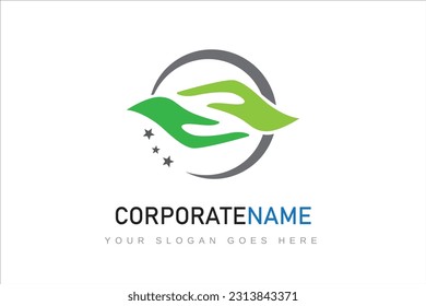 Hand logo design for business
