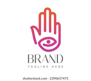 Hand logo icon design template elements. Usable for Branding and Business Logos.
