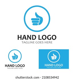 Hand logo icon vector design template
