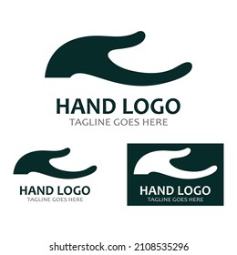 Hand logo icon vector design template