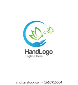 Hand Logo and Icon Vector Template