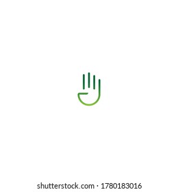 Hand-Logo-Symbol-Vektorgrafik-Vorlage