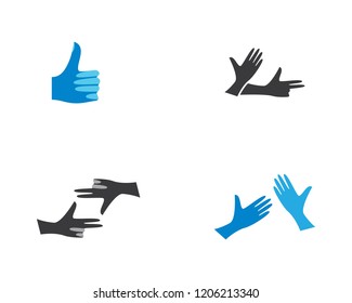 Hand logo illustration