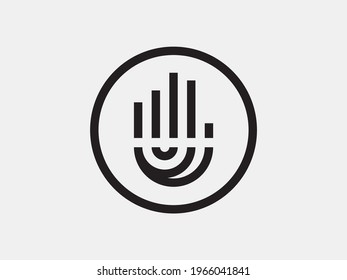 hand logo, simple logo design, hand icon, right hand