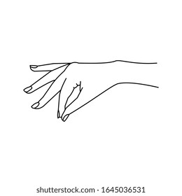 Hand Logo Template vector icon Business