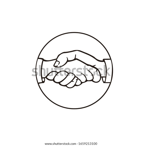 Hand Logo Vector Modern Template Stock Vector (Royalty Free) 1659213100 ...