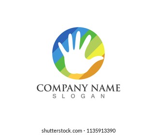 Hand logos icons