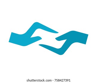 hand logos vector