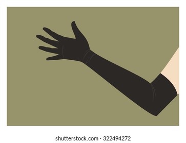 hand in long glove