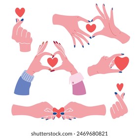 Hand Love Sign Posture Diversity Pride Month Celebration