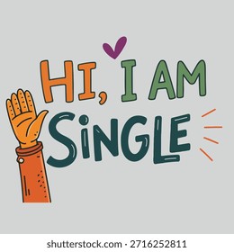 up hand love single text