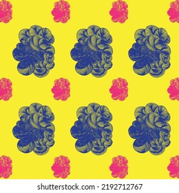 Hand made abstract  pattern illustration