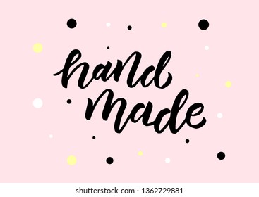 Hand made hand drawn lettering phrase. Greetings for logotype, badge, icon, card, postcard, logo, banner, tag. Vector illustration.