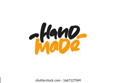 Texto escrito a mano. Ilustración del vector