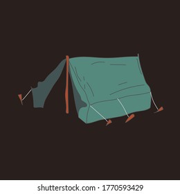 Hand Made Illustration vector graphic of Vintage Scout, good for your design with a scout activity theme